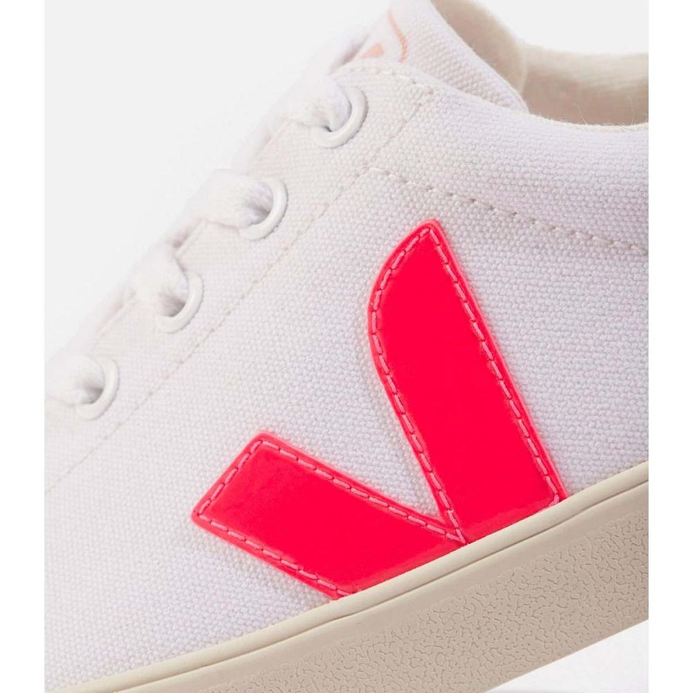 Veja ESPLAR SE CANVAS Women's Sneakers White/Pink | CA 608EBC